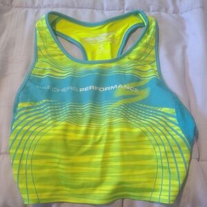 Skechers Performance Vibrant Yellow and Blue Sports Bra